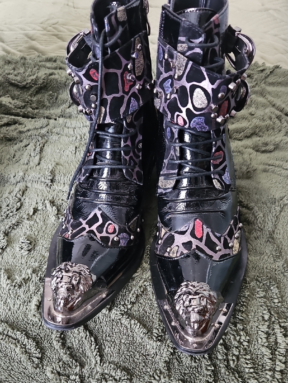 Mens Punk Boots New